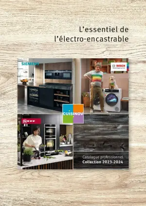 Collection Cuisinov Bosch/Neff/Siemens 2023-2024
