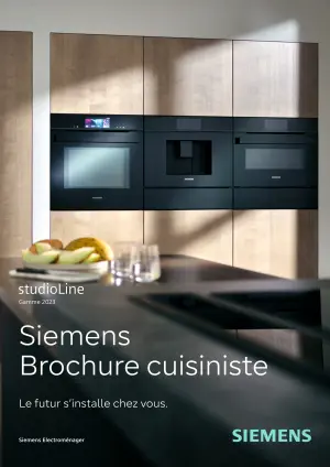Catalogue Siemens Studioline - Septembre 2023