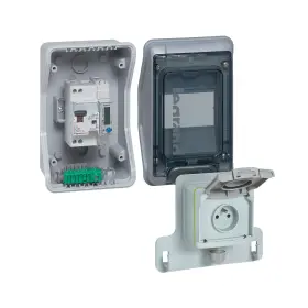 EVLink Wallbox Plus – station charge – 1p T2S – mono – 32A/7kW filtre  RDC-DD TIC –