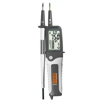 Testeur De Tension CA/CC CIMCO 111429 - Avec Affichage LED Et LCD (Neuf)