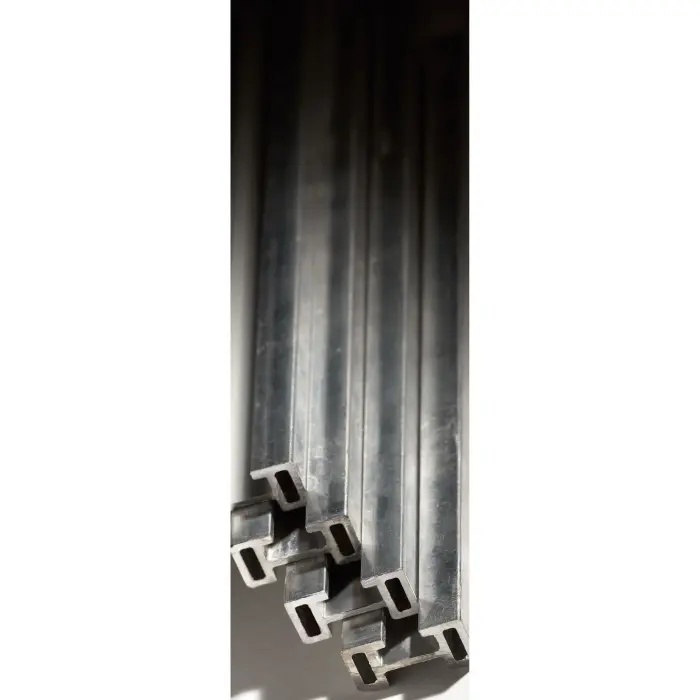 Barre aluminium cuivré étamé en C 400A pour répartition VX³ hauteur 1600mm  - permet les raccordements sans