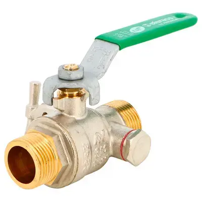 Bwintech Lot de 6 vannes à boisseau sphérique en laiton de 8mm avec 12