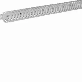 Goulotte de câblage flexible autocollante sans halogene 10mm L=250mm gris  clair Hager