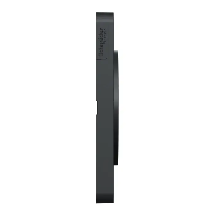 Odace Touch - plaque 2 postes horiz-vert 71mm aluminium brosse
