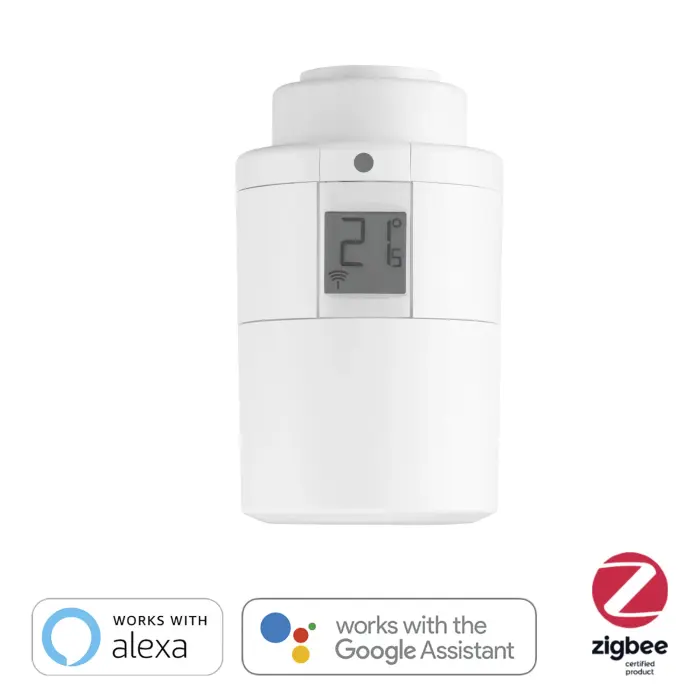 ALLY TETE THERMOSTATIQUE CONNECTEE, ZIGBEE 3.0. EMBALLAGE B TO C. AVEC  ADAPTATEU