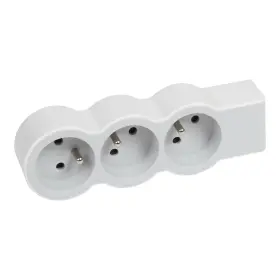 Rallonge extra-plate 5x2P+T a cabler - blanc-gris clair Legrand