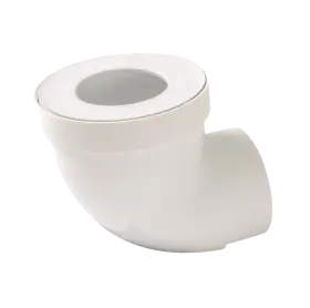 Pipe WC Coudée Courte D100 90° Femelle - Femelle