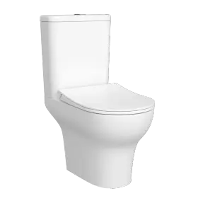 Pacote completo de WC 36: WC básico 1102 & módulo sanitário 805S Branco com  sensor